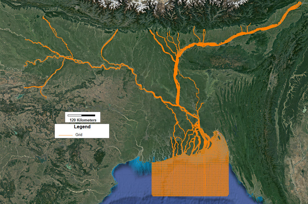 ganges river map